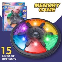 Enhanced Electronic Memory Game with Lights and Sound - Interactive Puzzle Toy (MULTI)