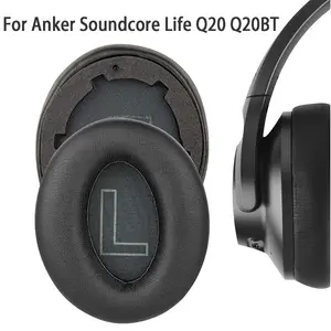  AHG Premium Replacement Soundcore Space Q45 Headphones Ear Pads/Soundcore  Q45 Ear Cushions Compatible with Anker Soundcore Space Q45 Headphones  (Black). Premium Protein Leather/High-Density Foam : Electronics