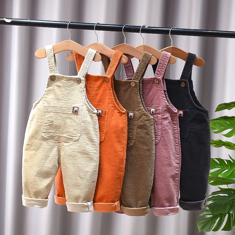 ToddlerInfantBoysLongPantsDenimOverallsDungareesKidsBabyBoyJeansJumpsuitClothes