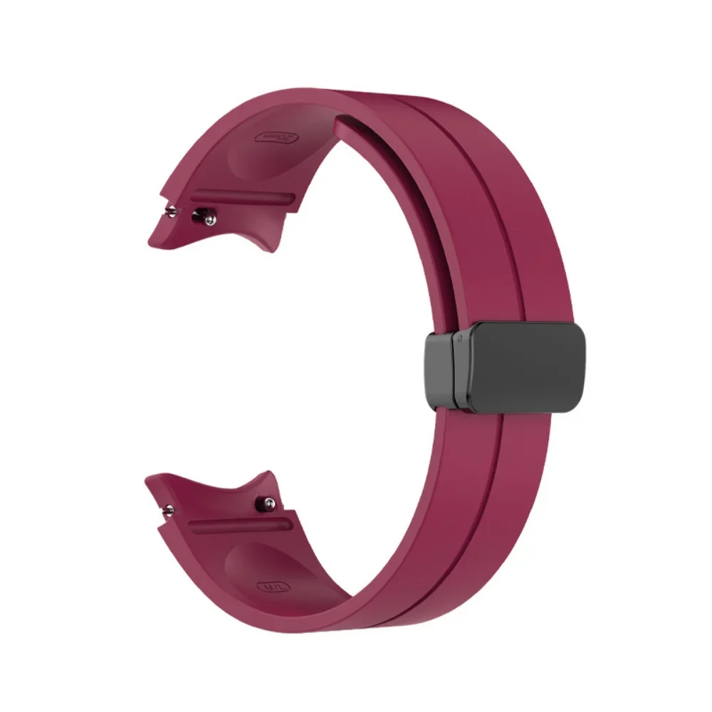 Magnetic Buckle Silicone Watch Band with 20mm Strap Width