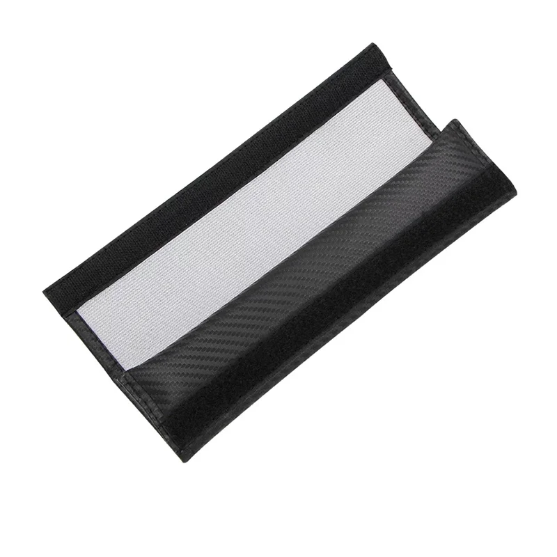 Carbon fiber Car Seat Belt Pads Seat Shoulder Strap Pad For Mercedes Benz S320 W164 W203 W204 W168 C180 E320 A200 CLA CLK CLS