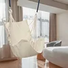 1pc Leisure Fabric Hammock Chair Outdoor Swing Chair Hammock Dormitory Hammock Chair Anti Rollover Hammock(With Storage Bag 4