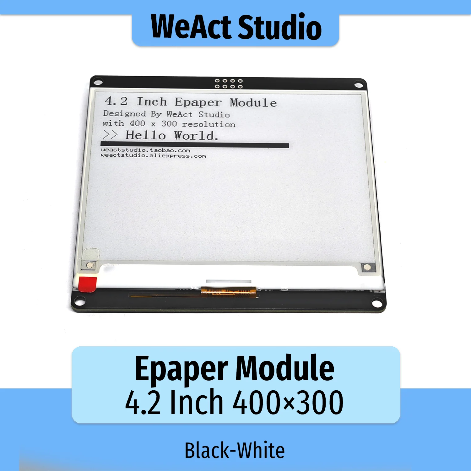 รูปสินค้า โมดูลจอ E-paper 4.2 นิ้ว สำหรับโปรเจกต์ ESP32