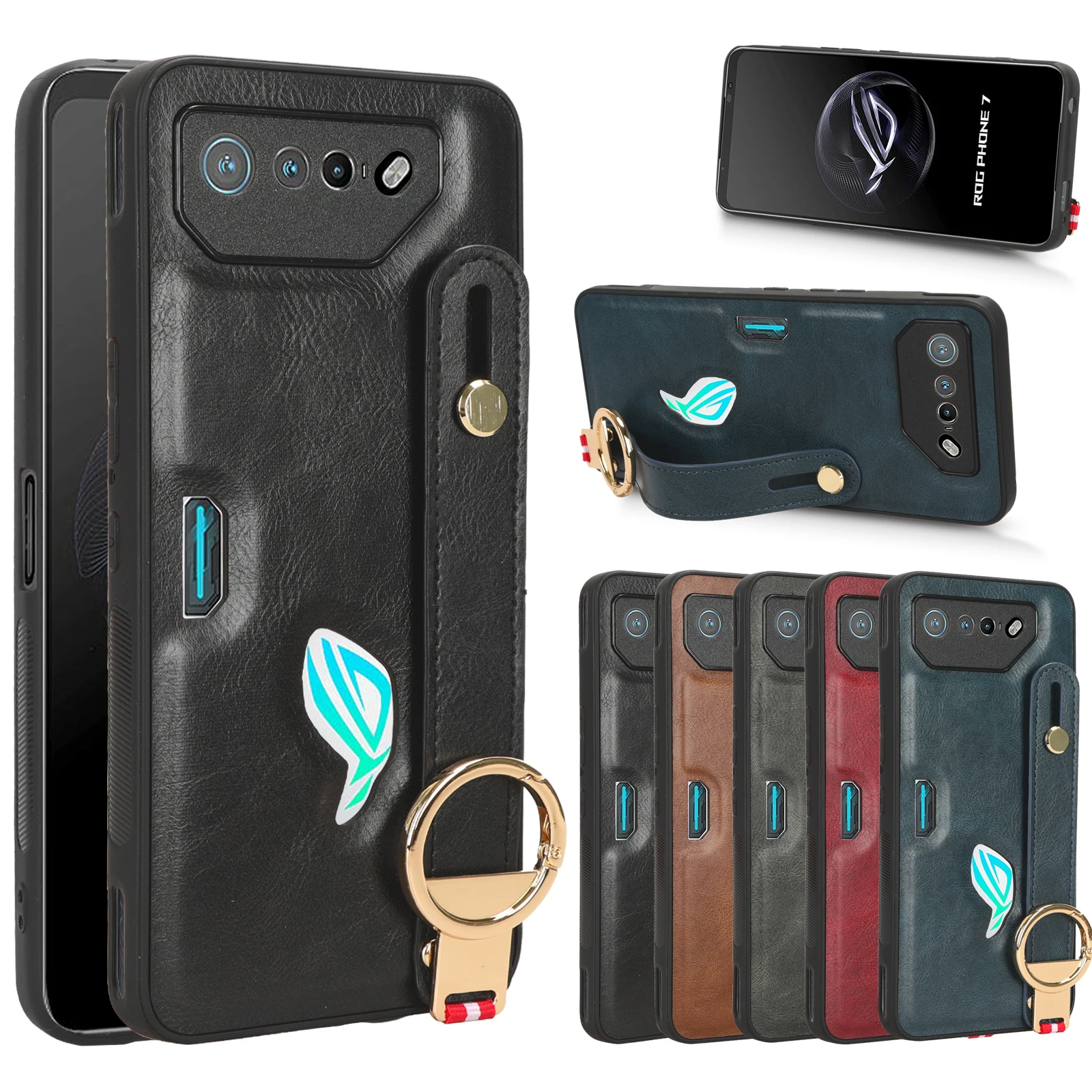 Per Asus Rog Phone 7 Con Custodia Per Cinturino Da Lavoro Ad Anello Per Asus Rog Phone 7 Rog7 Custodie Protettive Antiscivolo Per Asus Rog 7