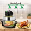 18 Quart Convection Countertop Air Fryer See through Glass for Best Cooking Results Air Fryer Roaster Bake Grill 3