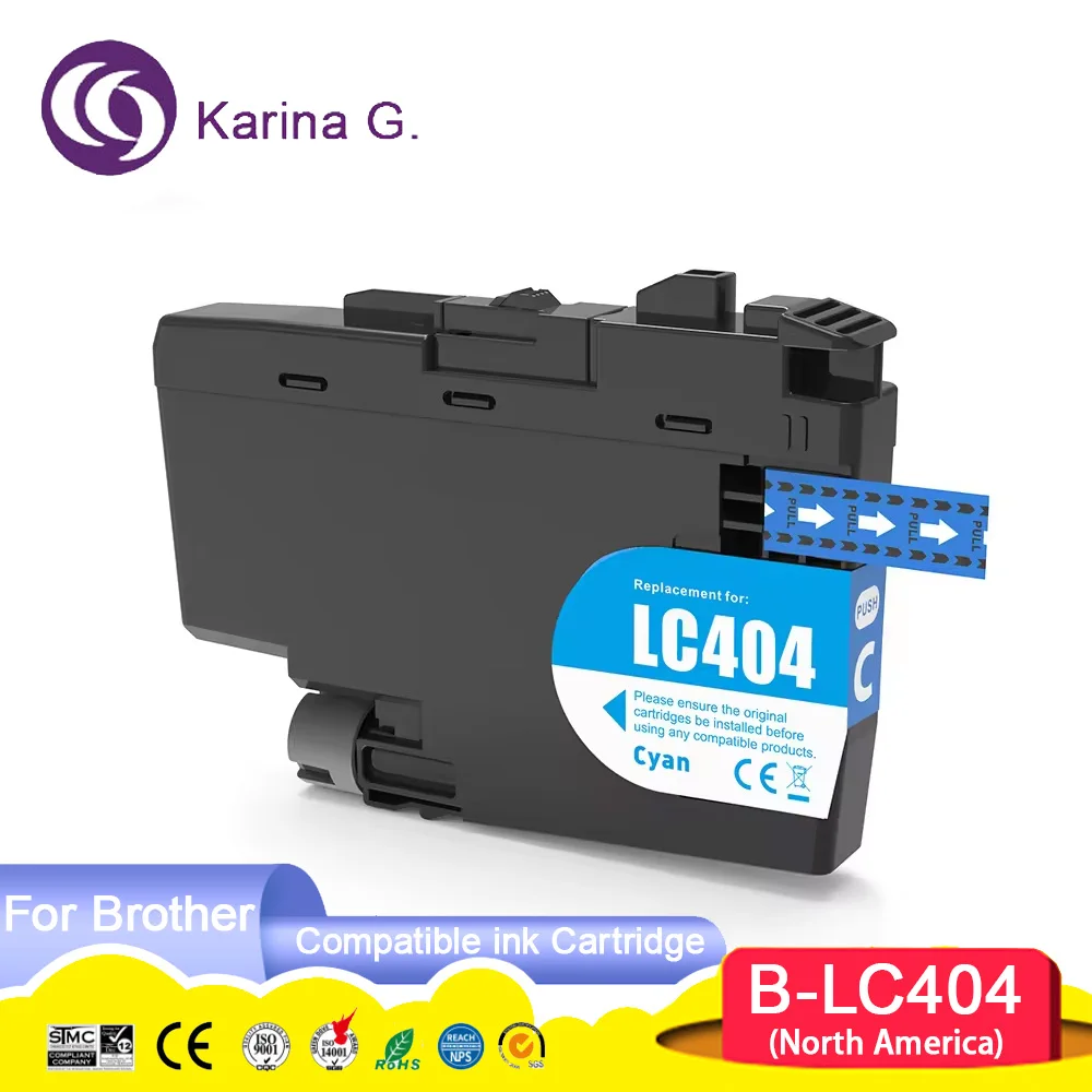 Standard capacity LC404 LC 404 Premium Compatible Ink Cartridge For MFC-J1205W,