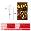 LED Solar Light String Outdoor Waterproof Mushroom Lawn Light Garden Courtyard Terrace Trail Landscape Decoration Lighting 6