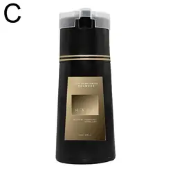 Revitalizing Black Hair Dye Shampoo - Instant Semi - Permanent Color Solution (C light brown)
