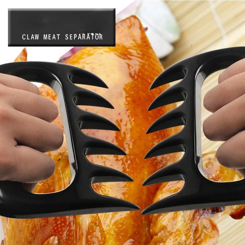 Barbecue Skewers Barbecue Grill Barbecue Tools Meat Fork Shredder Barbecue Fork Bear Claw Meat Separator Handle Kitchen Food Slicer BBQ Grill Handler Kitchen