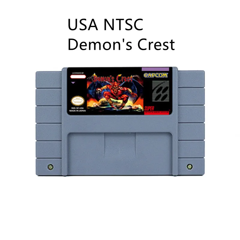 Capcom Demon's Crest Demon's Crest Controls Demon's Crest