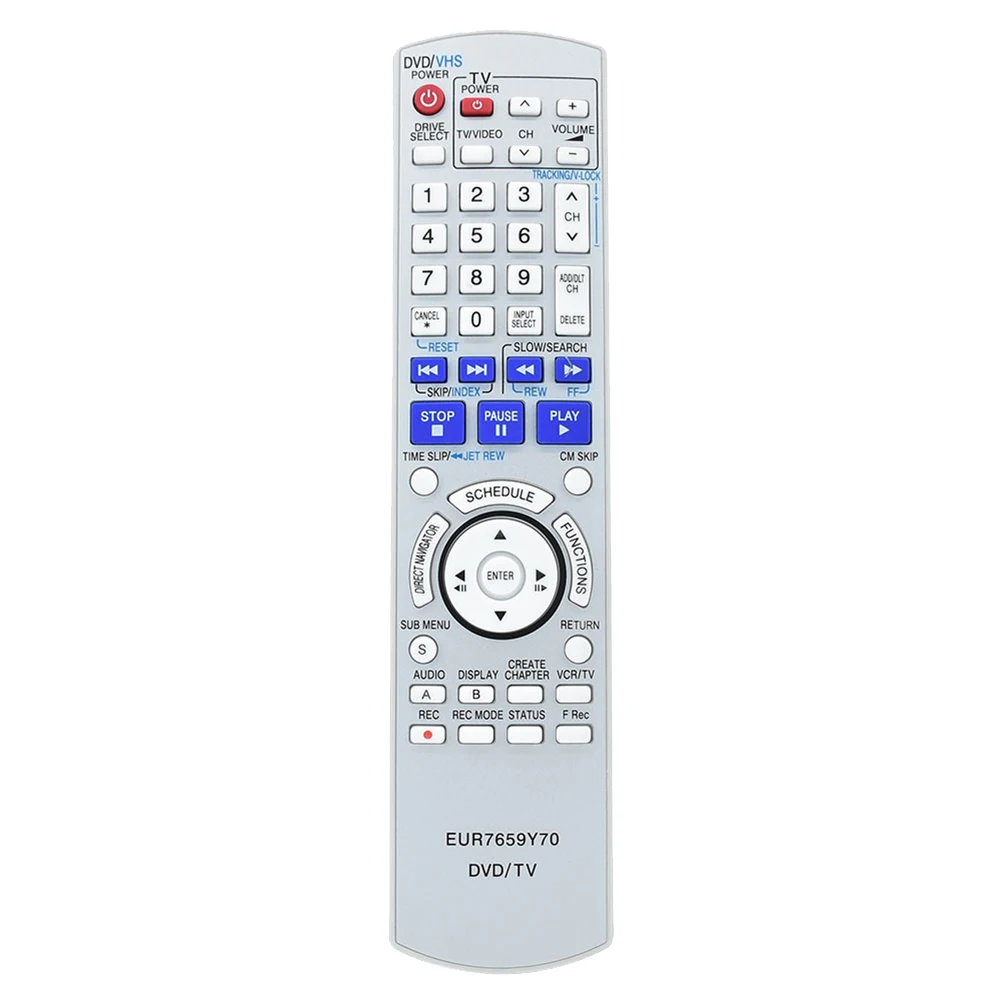 

EUR7659Y70 Remote Control for Panasonic TV/DVD Combo DMR-ES35V DMR-ES35VP DMR-ES35VPC DMR-ES3 Remote Control Replacement