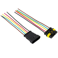 5Pin Waterproof AMP Auto Connector 18AWG Male Female with Wire Quick Disconnect for Truck DJ7051-1.5-11/21 OEM 282089-1/282107-1 4