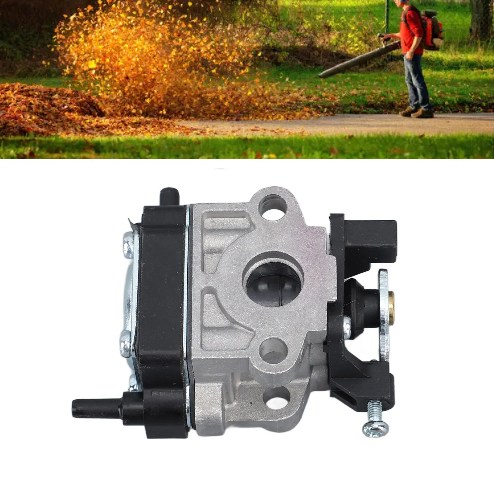 Carburetor Sparking Plug Kit Leaf Blower Carburetor Sparking Plug Air Filter Sponge Primer Bulb Assembly Set for Hitachi RB24EA