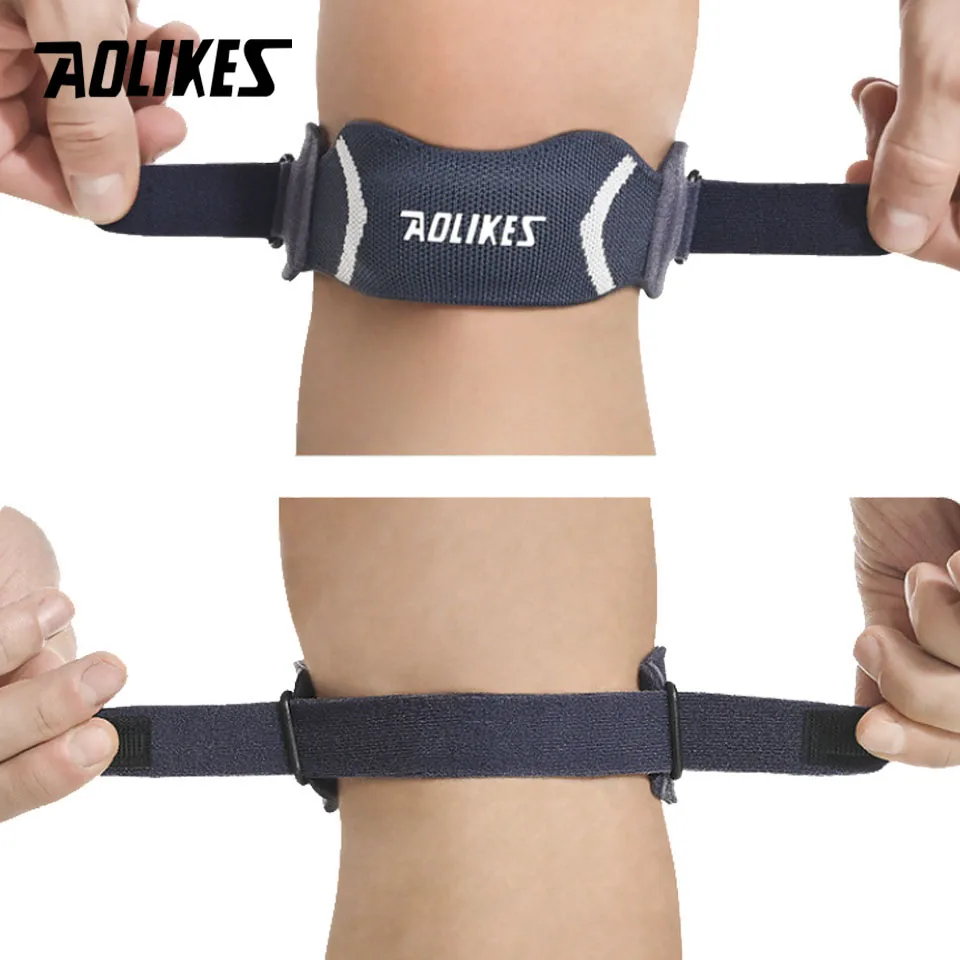 Aolikes 1 Paar Sport Patella Strap Knies tütze Unterstützung für Arthritis, Acl, Laufen, Basketball,Sport, Knies tütze zum Wandern, Fußball