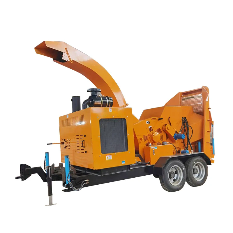 Branch Shredders Sawdust Wood Crusher Machine Tree