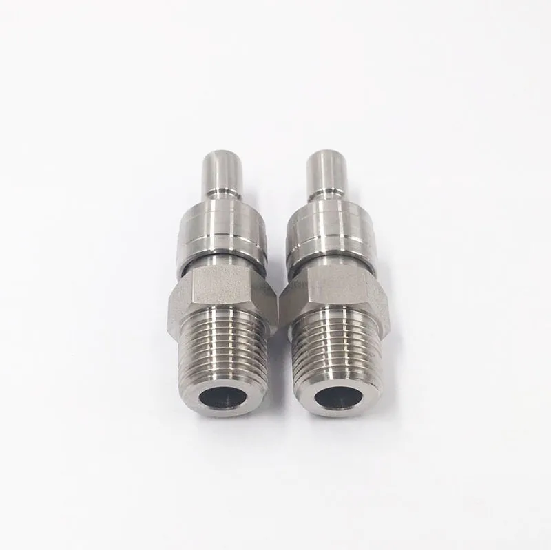 SS-QC4-S-4PM, Stainless Steel Instrumentation Quick Connect Stem without Valve, 0.3 Cv, 1/4 in. Male NPT