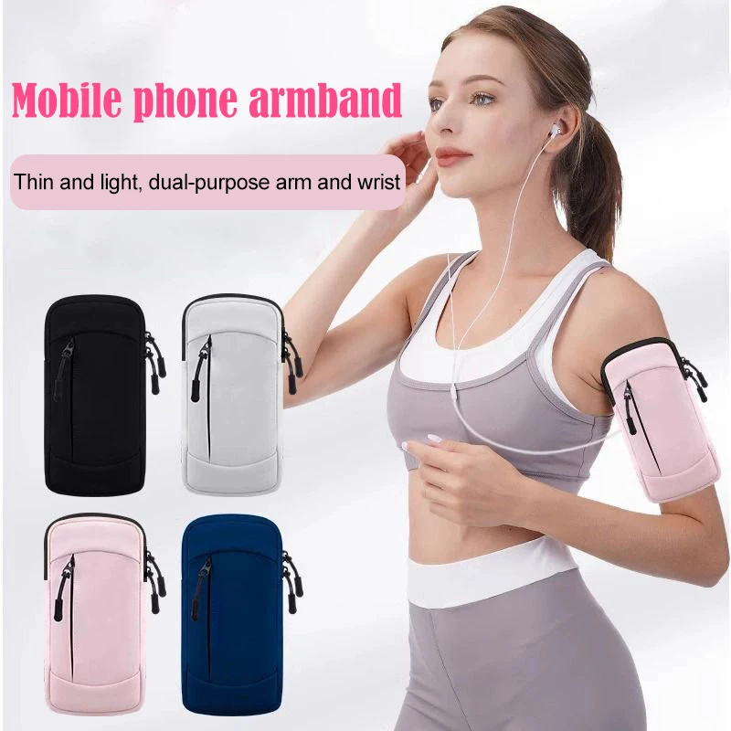 Running Armband Bag Phone Case Outdoor Cycling Universal Sports Armband Arm Pouch Phone Holder Mobile Waterproof Wrist Band 3