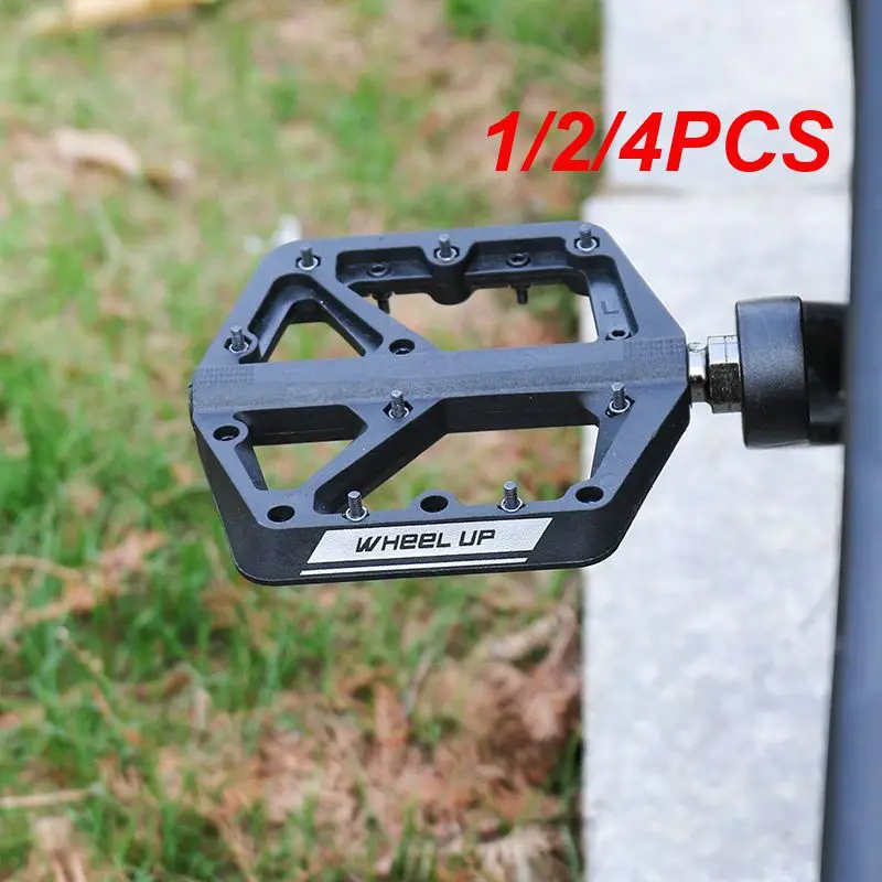 

1/2/4 шт. велосипедные педали, нейлоновые педали с 3 подшипниками, ультра-яркие противоскользящие педали для дорожного горного велосипеда, водонепроницаемые детали