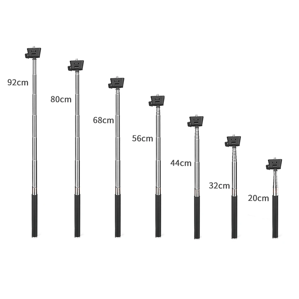 Aluminum Alloy Extendable Monopod for GoPro Hero 13 12 11 10 Black Xiaomi Yi 4K Lite SJCAM SJ8 pro H9 Action Cam Stick