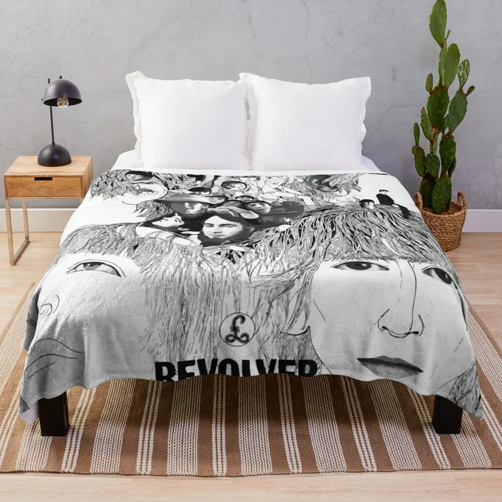 

Revolver Album Cover Throw Blanket Blankets For Sofas Luxury Throw Blankets
