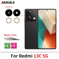 Premium Rear Camera Glass Lens with Adhesive (For Redmi 13C 5G)