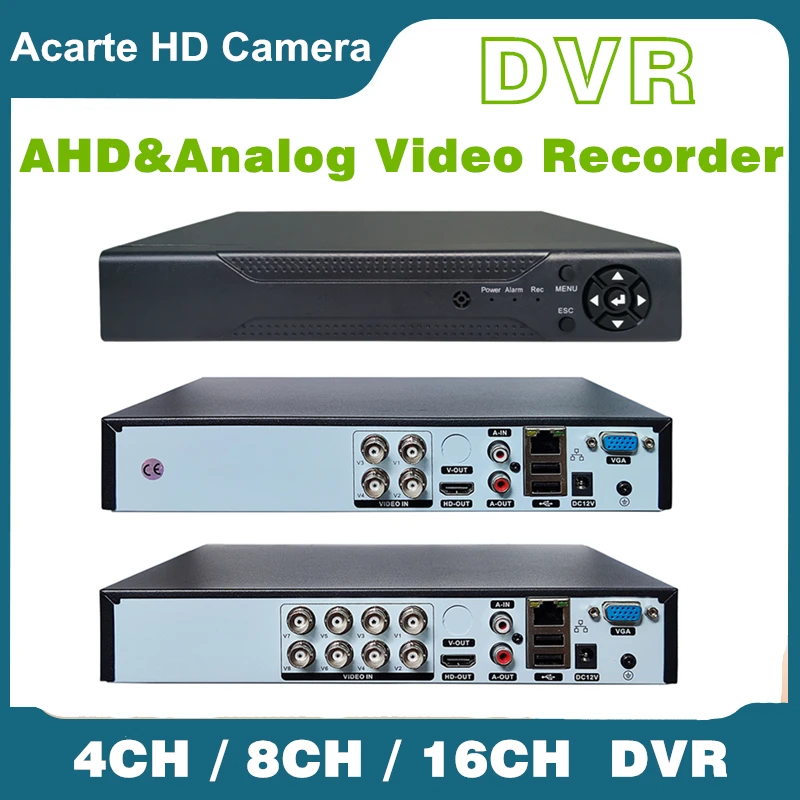 XMeye 4CH/8CH/16CH DVR Recorder 4in1 TVI/CVI/CVBS/AHD 1080P Security Surveillance CCTV Video Recorder