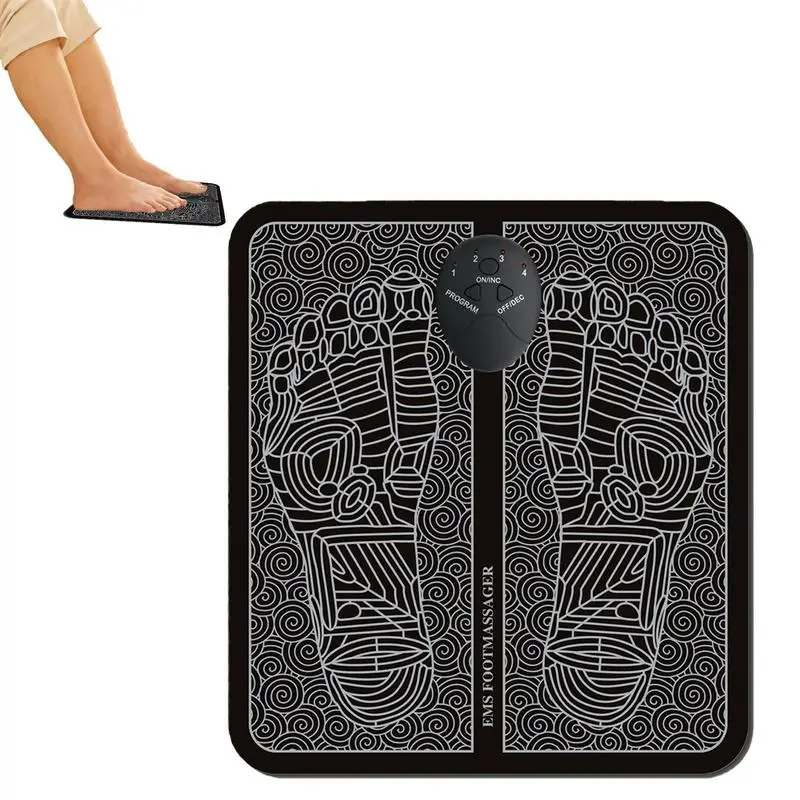 

Foot Massager Mat Electric Foot Massager Electric Foot Stimulator Portable Electric Massage Pad Relax Feet And Legs With 6 Modes