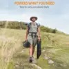 1000W Solar Generator with 200W Portable Solar Panel, 999Wh Portable Power Station Solar Powered Generator Lithium Battery 3