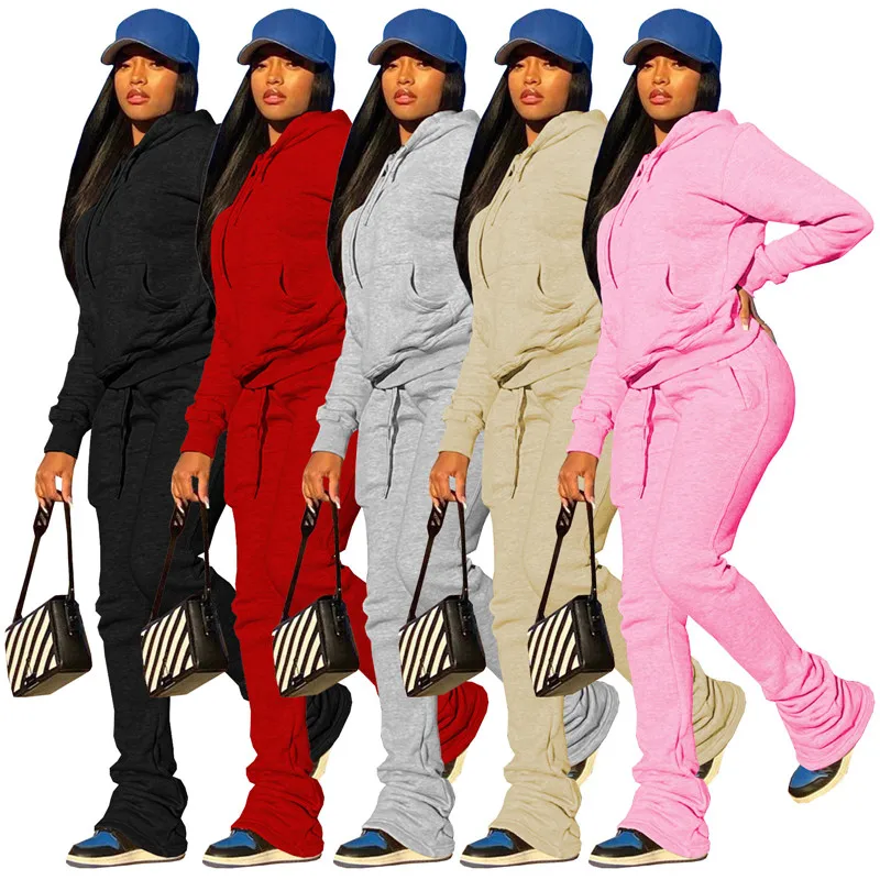 

Autumn Winter Tracksuit For Women 2 Two Piece Sets Outfits Sweatsuits Long Sleeve Top Pants Suits Woman Clothes Clothing
