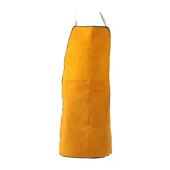 Leather Welder Apron Heavy Duty Flame Retardant Welding Work Apron Unisex Adjustable Work Shop Protective Clothing 6
