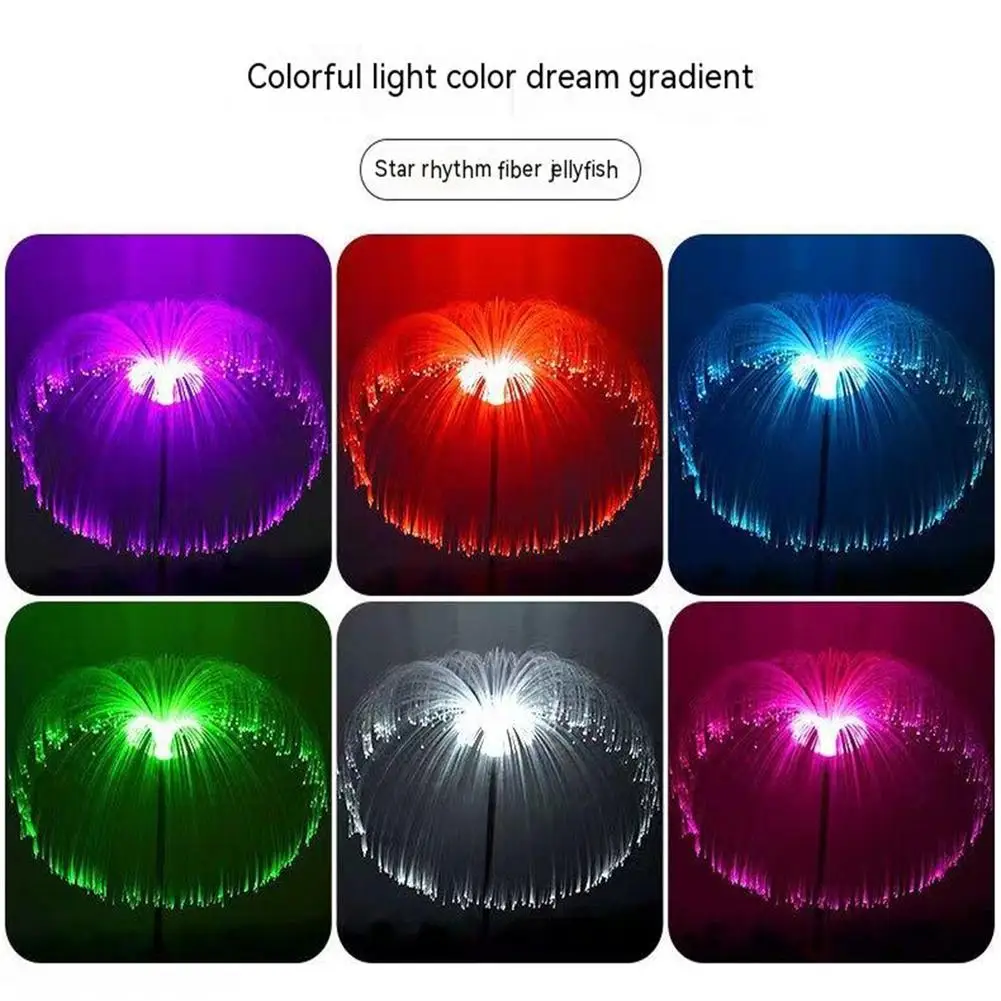 Solar Lights Solar Wall Lamp Solar LED Lights Colorful Jellyfish Lamp For Outdoor Courtyard Garden Balcony Lawn Decoration