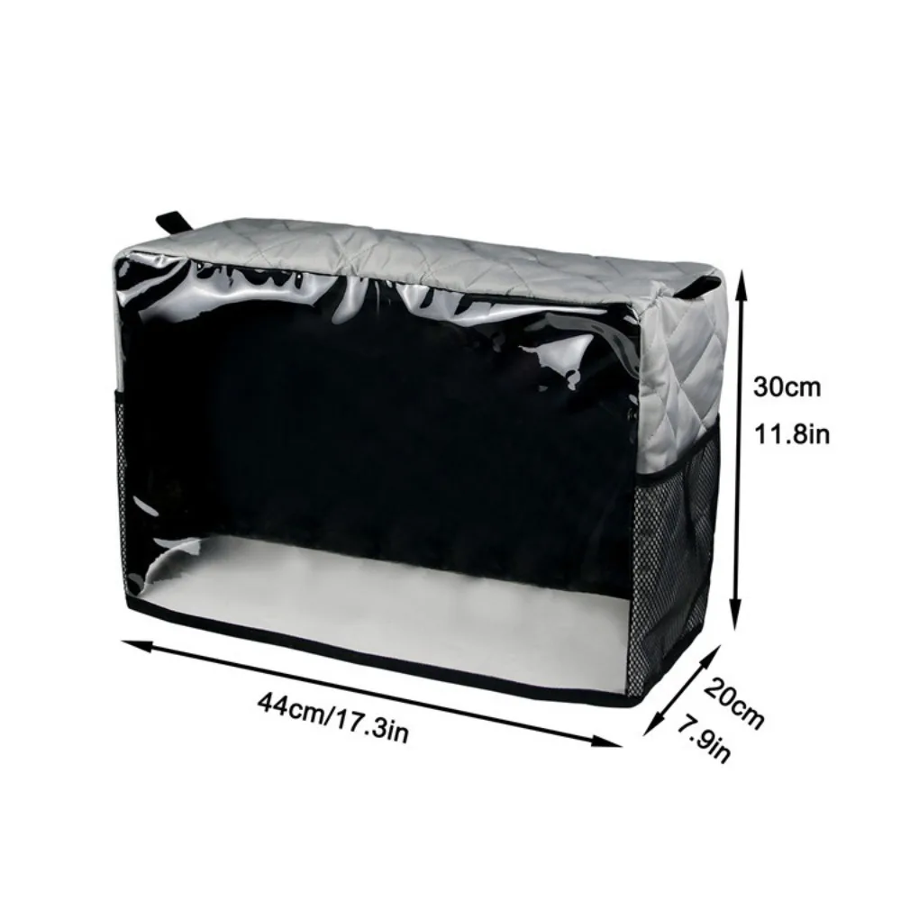 Accessories Quilted Solid Anti Dust PVC Protective Sewing Machine Cover Universal With 2 Lateral Pockets Reusable Portable Home sewing accessories,sewing machine bag