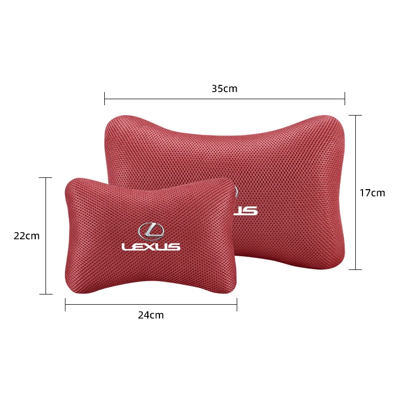 렉서스 자동차 아이스 실크 헤드레스트 요추 지지 액세서리 FSPORT LBX NX RX 350h 450h ES UX 300e GS GX IS LS LX CT LC RC GX460용