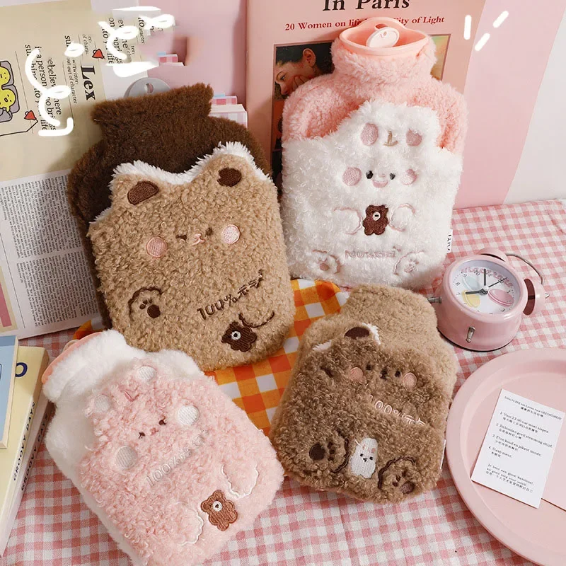 Capybara Hot Water Bottle, Plush Hand Warmer With 500ml Kids Hot Water Bottle, Animals Hot Water Bottles Can Warm Hands And Feet, For Kids, Babies - View #9