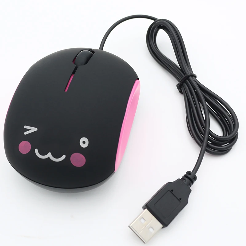 budget wireless gaming mouse mini Computer Mouse Small Cute Mouse for Girls Cartoon USB Creative Wired Mouse for Laptop Silent Mouse for Mac Notebook 1200dpi computer mouse wireless Mice