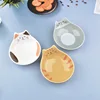 Japanese Cartoon Ceramic Cat Face Salad Bowl Cat Shape Dessert Rice Bowl Children's Tableware Home Kitchen Supplies Dinnerware 2