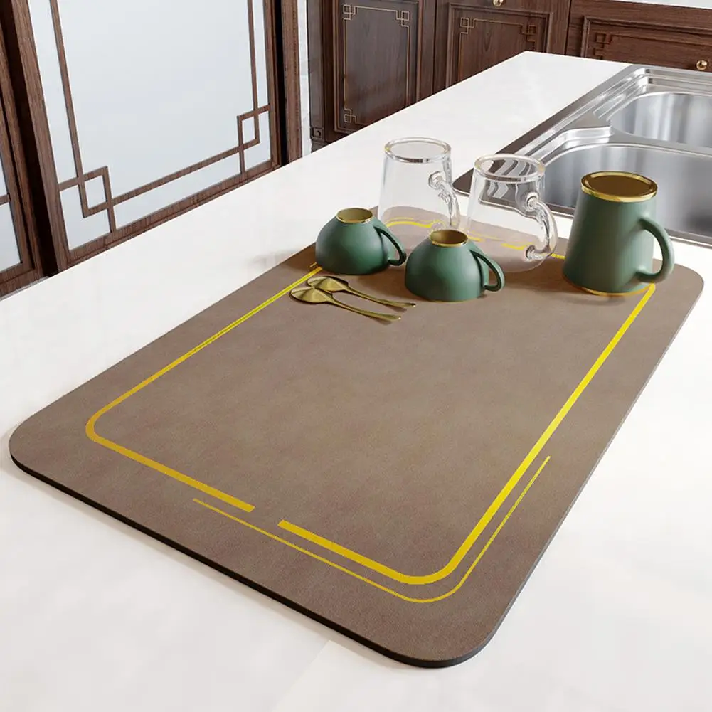 Dish Drying Mats for Kitchen Counter.Ultra Absorbent.Non-Slip.Heat