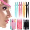 10/40Pcs Eyebrow Trimmer Face Blade Shaver Portable Eye Brow Epilation Hair Removal Safety Eyebrow Cutting Woman Makeup Tools 1