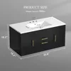 36 Inch Floating Bathroom Vanity with Three Holes Sink, Wall Mounted Cabinet with 2 Storge Cainets Undermount Ceramic Basin 2