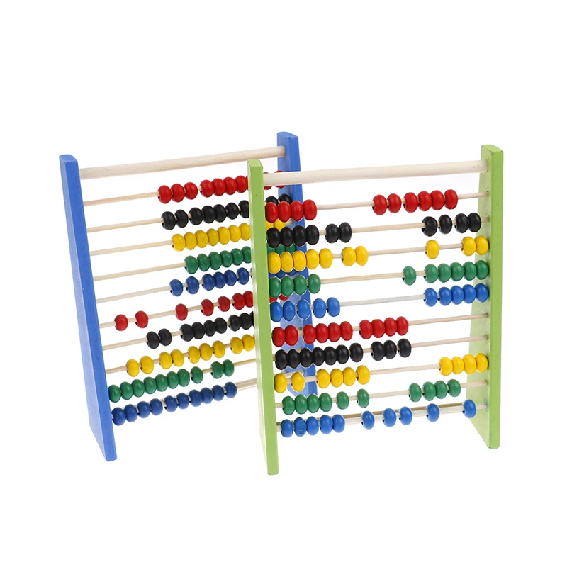 CIYODO Boys And Girls Arithmetic Abacus Math Fidget Toy Wood Frame