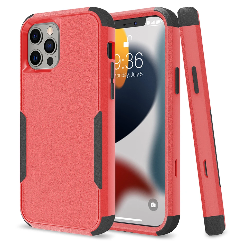 Shockproof Phone Case For iPhone 11 12 13 Pro 13Mini Solid Color Cellphone Cover For iPhone 13Pro XS Max X XR 8 7 6 Plus SE apple mag safe charger