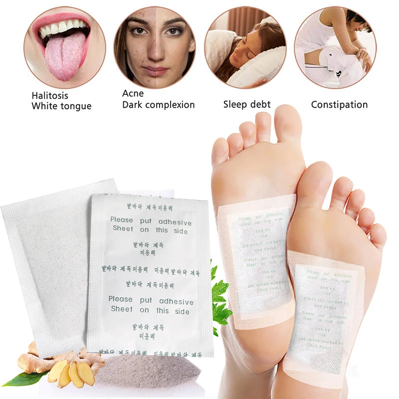 

30-300 шт., пластыри для детоксикации ног