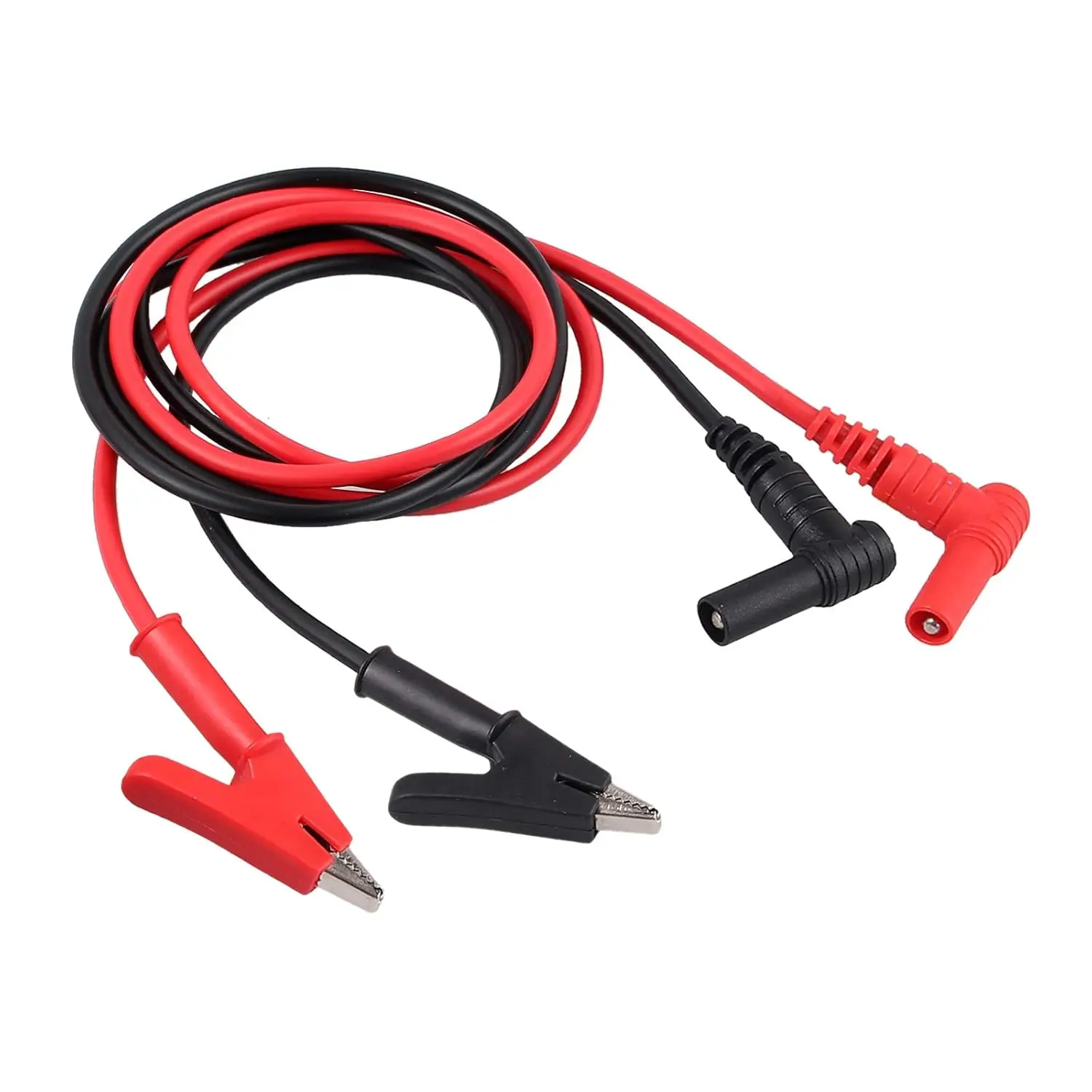 Banana Plug to Alligator Clip Test Lead 15A 1000V Heavy Duty Crocodile Clip Lab Test Cable Banana Plug Multimeter test lead cable