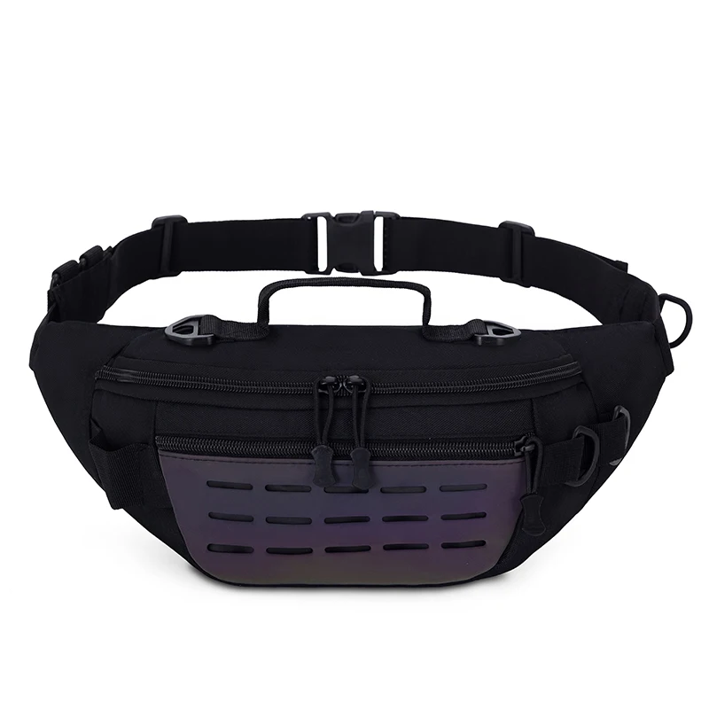 Torby na przynęty wędkarskie z nylonu, torby na klatkę piersiową męskie, sportowe torby outdoorowe, kamuflażowe taktyczne nerki, torby podróżne na zamek błyskawiczny, torby na ramię do jazdy na rowerze i do codziennych dojazdów.