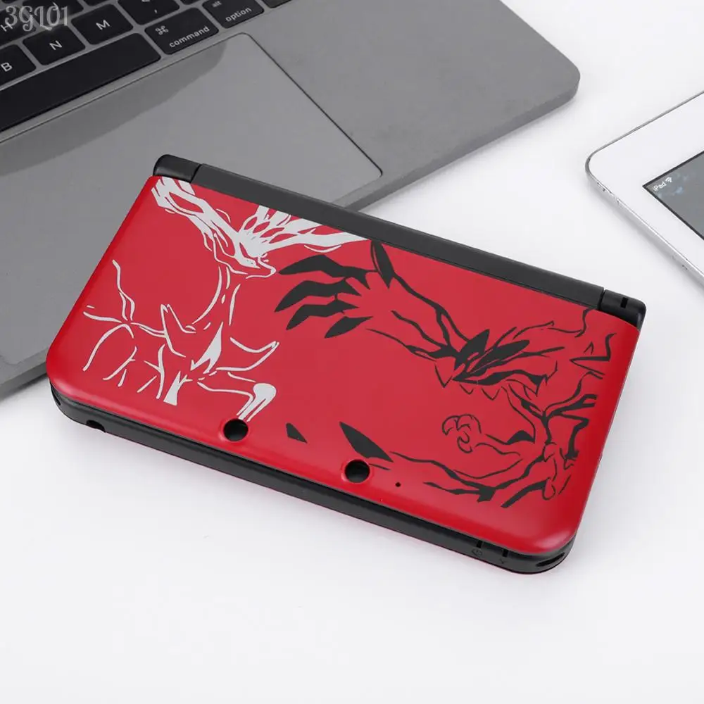 닌텐도 3DS XL용 전면 및 후면 하우징 쉘 커버, 플라스틱 페이스 플레이트, 상단 하단 페이스 플레이트 하우징 쉘 커버 케이스