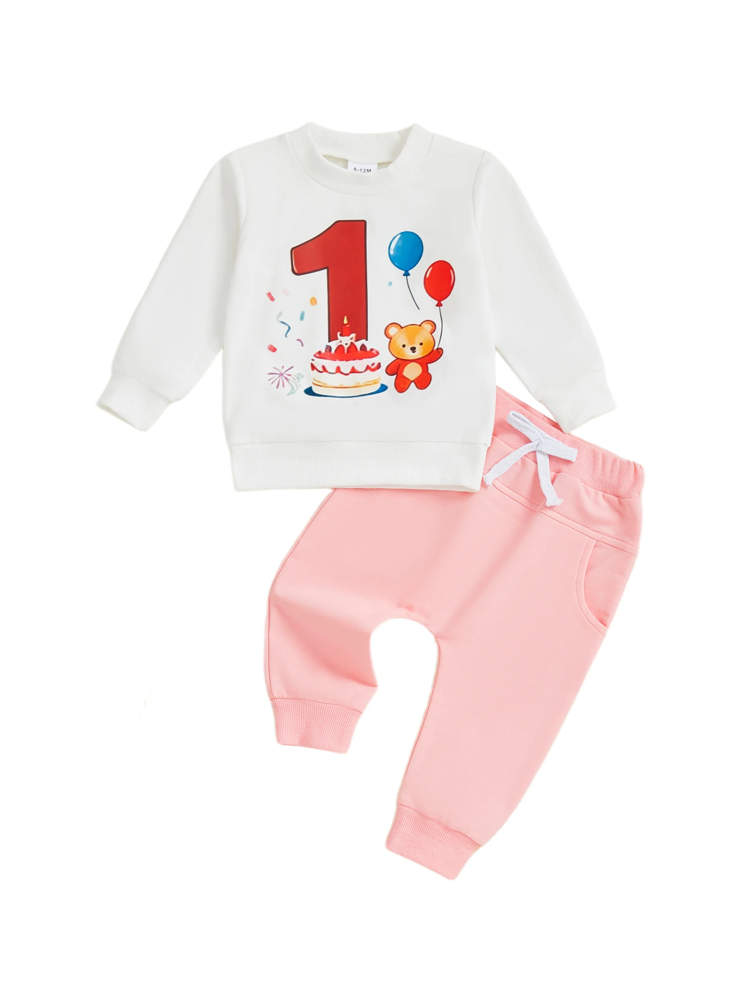 Adorable Baby Girl 1st Birthday Tutu Dress Set with Sparkly Crown Headband and Matching Shoes - Pink and Gold Theme