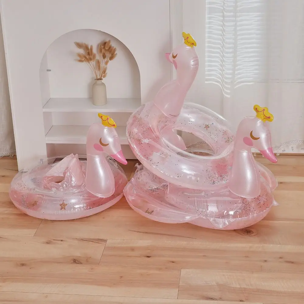 

Crown Swan Inflatable Pool Float Dinosaur Thickening Swimming Circle Water Play Supplies Inflatable Toy