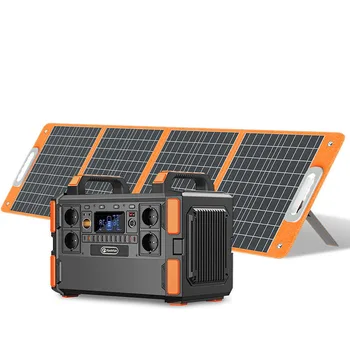 High Big Capacity 1000 Watts EU UK Plug Outdoor Solar Panel Charger Power Bank Portable Power Station