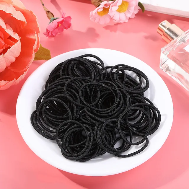 50pcs/100pcs/bag Hair Accessories Women Rubber Bands Scrunchies Elastic Hair Bands Girls Headband Decorations Ties Gum for Hair Small-20pcs