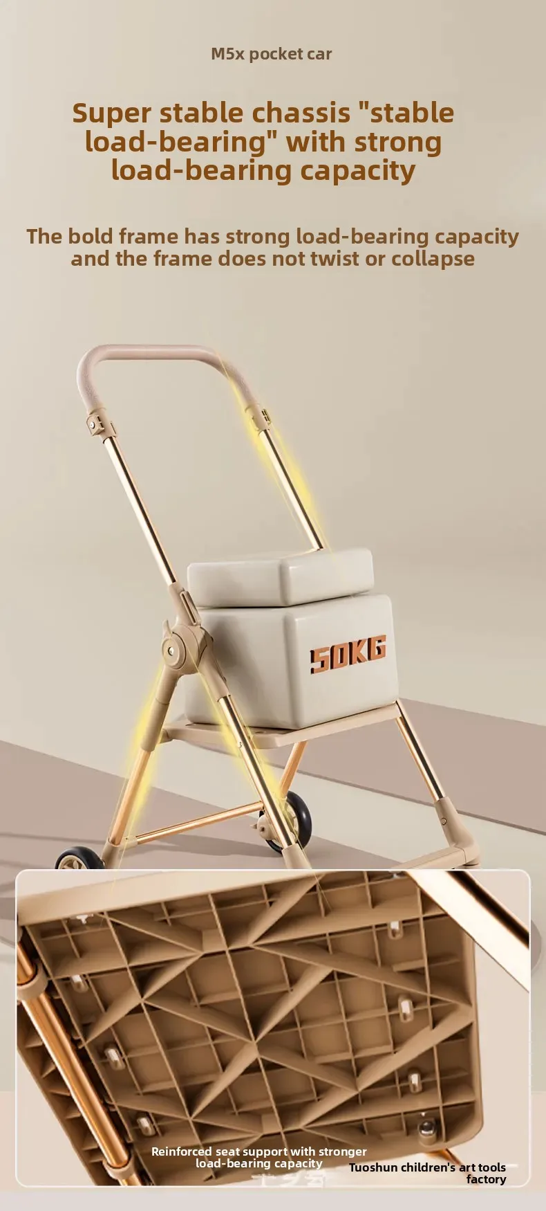 Portable Lightweight Four-Wheel Pocket Baby Stroller Compact One-Click Folding Child Pushcart Easy to Handle for Shopping And Tr 6 S23d445eb3b2e4f5cb4769c6d5e84f847s